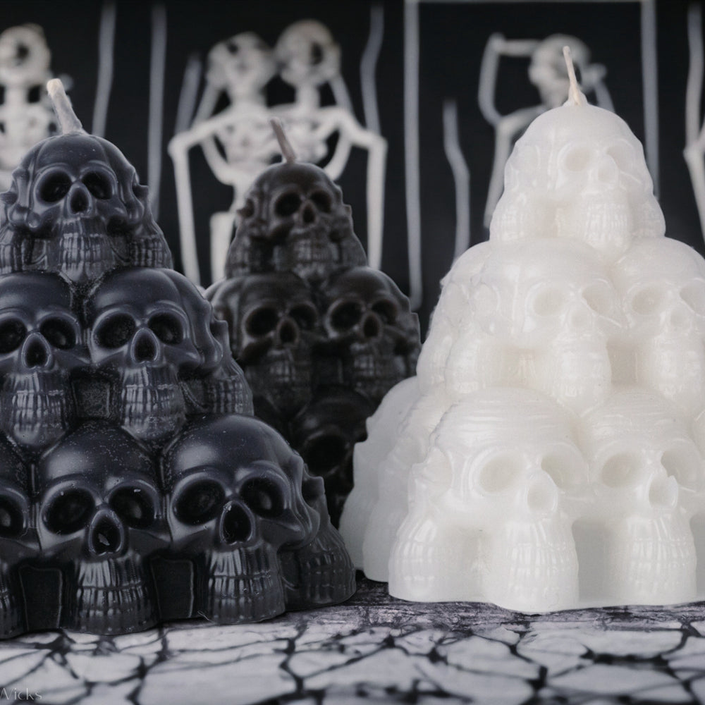 Skull Pyramid Candle