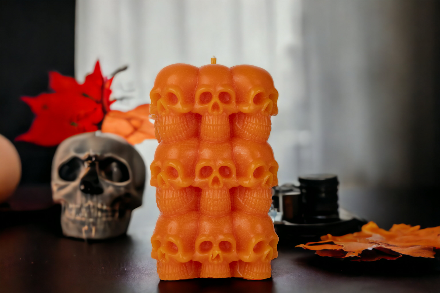 Skull Tower Candle